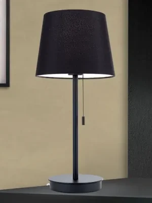 Sleva Stolní lampa Ludwig s portem USB černá