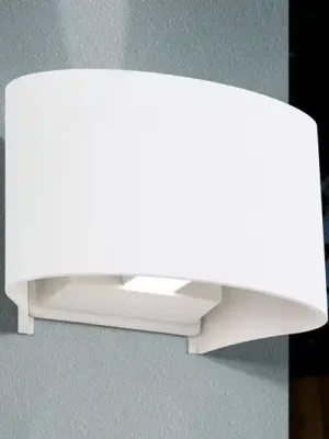 LED venkovní nástěnné světlo Greta, up/down, bílá Omezená Nabídka