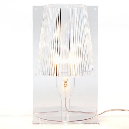 Kartell Take designová stolní lampa, transparentní Odeslání Ihned