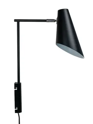 Dyberg Larsen Cale nástěnné světlo, 46 cm černá Rychlé Dodání