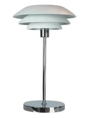 Dyberg Larsen DL31 stolní lampa kovová bílá Finální Výprodej