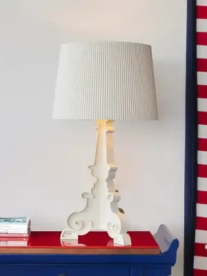Kartell Bourgie Mat LED stolní lampa E14 bílá Akční Nabídka