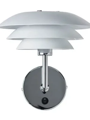Cenově Výhodný Dyberg Larsen DL20 nástěnné světlo kov 20cm bílá