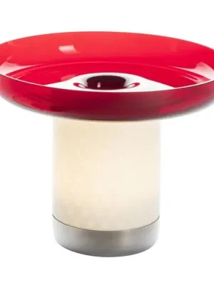 Artemide Bontà LED stolní lampa, červená miska Kup Teď