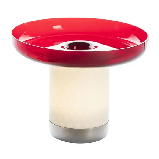 Artemide Bontà LED stolní lampa, červená miska Kup Teď