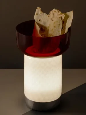 Horká Nabídka Artemide Bontà LED stolní lampa, červená miska