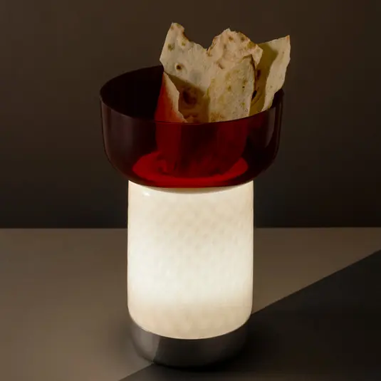 Horká Nabídka Artemide Bontà LED stolní lampa, červená miska