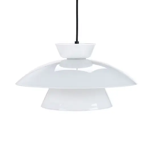 Nakupujte Hned Skleněná závěsná lampa Dyberg Larsen Valby, Ø 38 cm