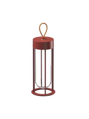 Novinka FLOS In Vitro Unplugged LED terakota 3000K