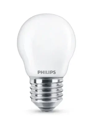 Philips Classic LED žárovka E27 P45 6,5W mat 4000K Sleva