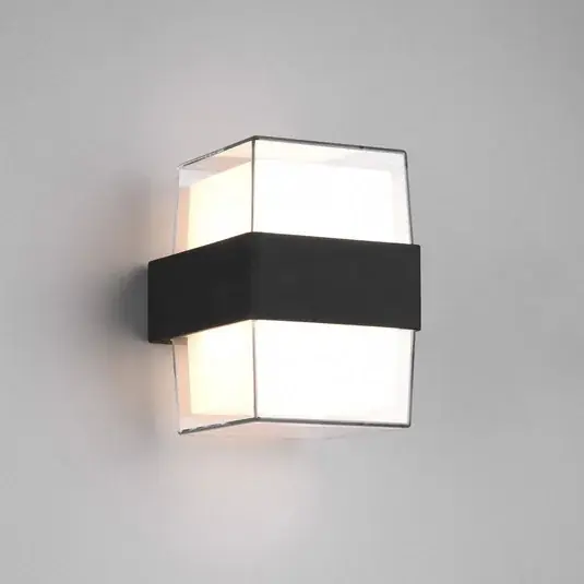 LED venkovní světlo Molina, hranaté, antracit Vysoce Kvalitní