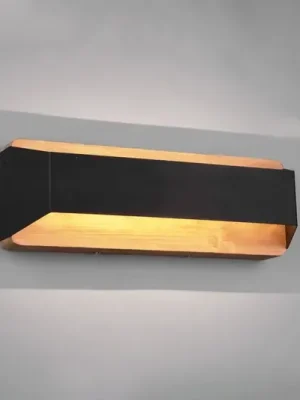 Akce Nástěnné svítidlo Arino LED, černé, šířka 35,2 cm