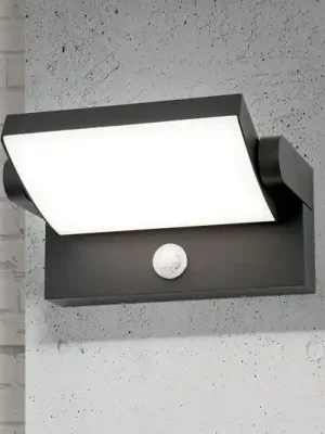Rychlé Dodání Venkovní nástěnné svítidlo LED Ginger, senzor, antracit, IP54