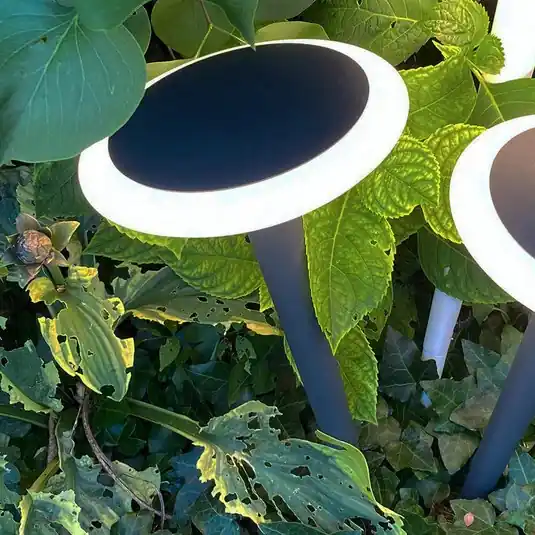 LED soklové světlo Bermuda s hrotem, černošedá Nízká Cena