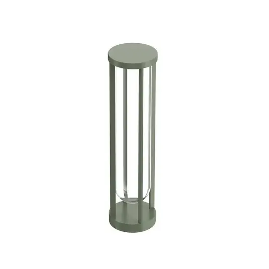 FLOS In Vitro Bollard 2, 2 700 K, 60 cm, světle zelený Odeslání Ihned