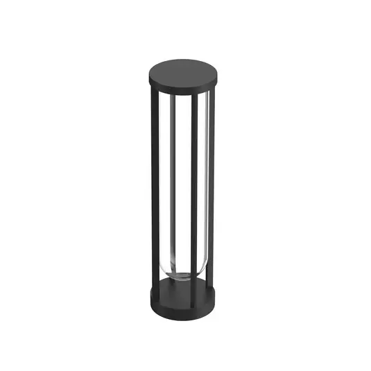 Sezónní Sleva FLOS In Vitro Bollard 2, 2 700 K, 60 cm, černý