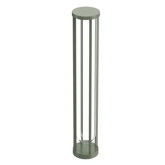 FLOS In Vitro Bollard 3, 2 700 K, 90 cm, světle zelený Novinka