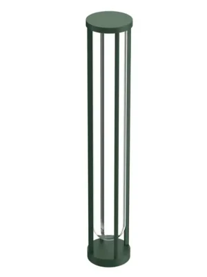 FLOS In Vitro Bollard 3, 2 700 K, 90 cm tmavě zelený Cenový Hit