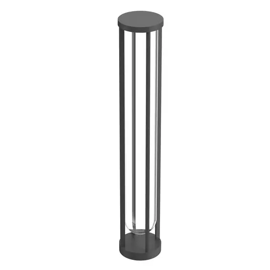 FLOS In Vitro Bollard 3, 2 700 K 90 cm, antracitová barva Nízká Cena