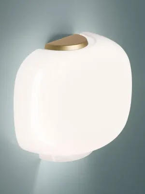 Tovární Cena Foscarini Chouchin 3 Semi nástěnné bílá/zlatá