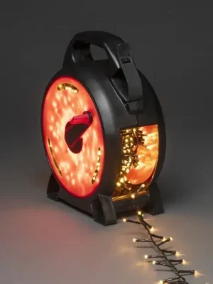 Novinka LED světelný řetěz Compact, jantarová barva, 800 LED diod, 17,58 m