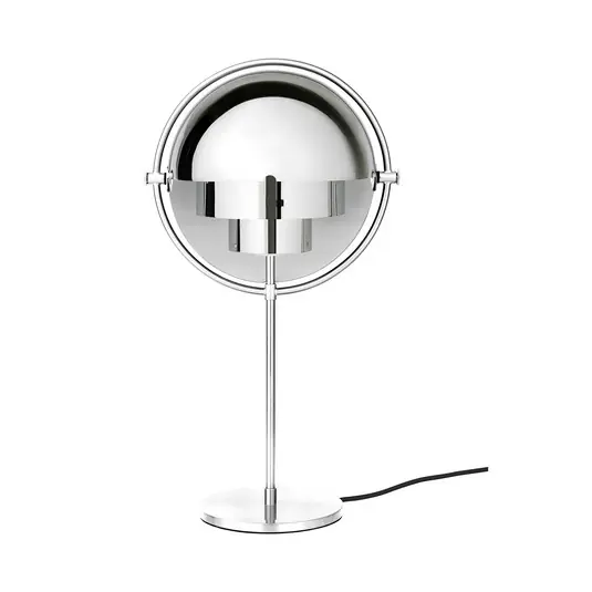 Stolní lampa GUBI Multi-Lite, výška 50 cm, chrom/chrom Ihned K Objednání