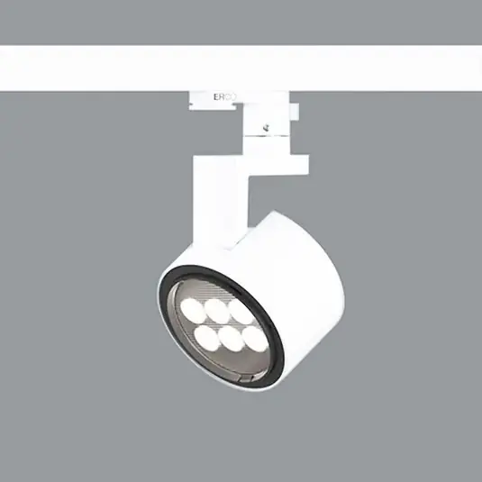 ERCO Parscan 230V bodové 12W wallwash 930 bílá Speciální Cena