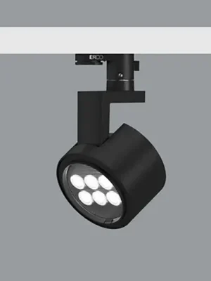 ERCO Parscan 230V bodové 12W wallwash 940 černá Omezená Nabídka