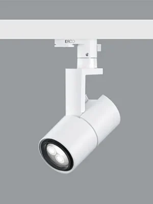 Autentický ERCO Parscan 230V bodové 6W wallwash 940 bílá