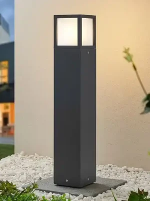 Svítidlo Lucande Dewari, E27, 65 cm, tmavě šedé, IP54 Víkendová Akce