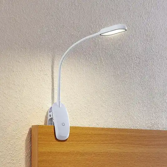 Prios LED svítidlo Najari, výška 51 cm, bílé, dobíjecí baterie, USB Cenová Bomba