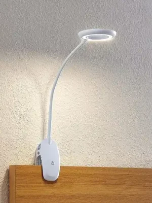 Prios LED svítidlo Harumi, bílé, dobíjecí baterie, USB, výška 51 cm Nejlepší Volba