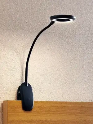 Svítidlo Prios LED Harumi, černé, dobíjecí baterie, USB, 51 cm Horká Nabídka