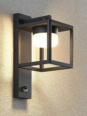 Venkovní nástěnné svítidlo Lucande Timio, stropní svítidlo, senzor, GX53, IP44 Tovární Cena