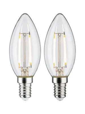 Akční Nabídka Paulmann LED svíčka E14 2,7W 2700K Filament 2ks