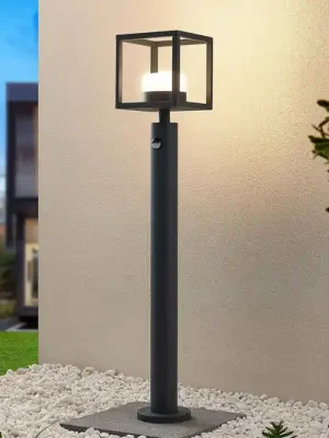 Světlo na cestu Lucande Timio, 85 cm, detektor pohybu, GX53, IP44 Finální Výprodej