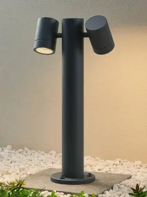 Akční Cena Podstavné svítidlo Lucande Maloney, 50 cm, antracit, IP54