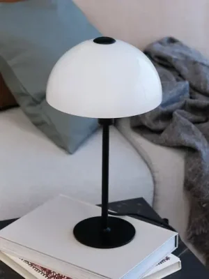 Koupit Online Dyberg Larsen Jazz stolní lampa, opálová/černá