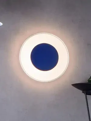 Stropní svítidlo Zaniah LED, 360° světlo, 24 W, modré Nová Kolekce
