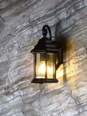 Venkovní nástěnné světlo Saiph, E27, černá Akční Cena