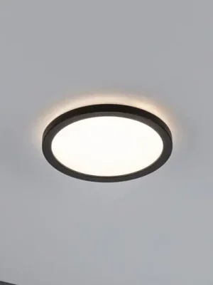 Autentický Paulmann Atria Shine Panel on/off černý 830 Ø19cm