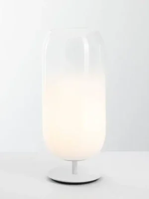 Stolní lampa Artemide Gople Mini, bílá/bílá Nejlepší Volba