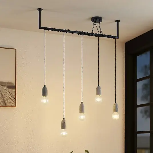 Finální Výprodej Lindby Doravio závěsné světlo s paticemi z betonu