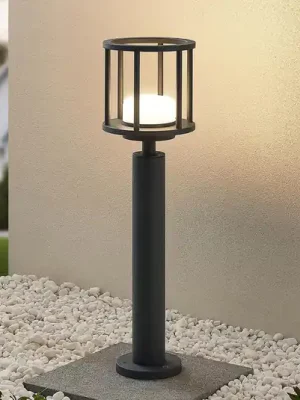 Originální Lucande Berenike 60 cm nástěnné svítidlo, tmavě šedá, kov, GX53