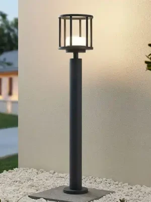 Top Prodej Nástěnné svítidlo Lucande Berenike, 85 cm, tmavě šedá, kov, GX53