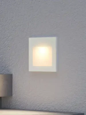 Akce Arcchio LED vestavné nástěnné svítidlo Zamo, bílé, 11 cm, kov, IP65