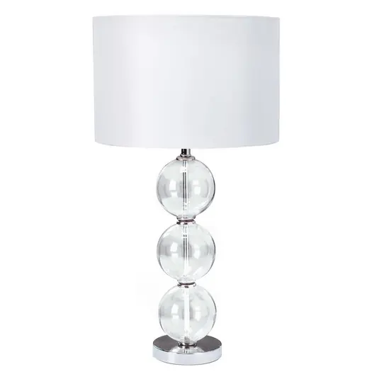 Jen Po Omezenou Doba Textilní stolní lampa Bliss, bílé stínidlo