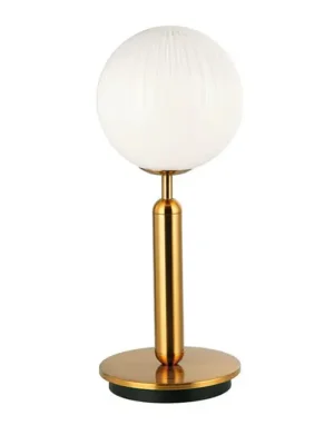 Novinka Stolní lampa Jolin se stínidlem tvaru koule