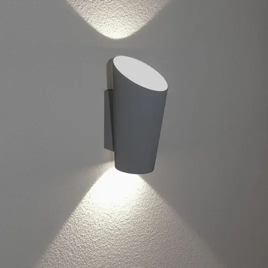 LED venkovní nástěnné svítidlo Vista, tmavě šedá Sezónní Sleva