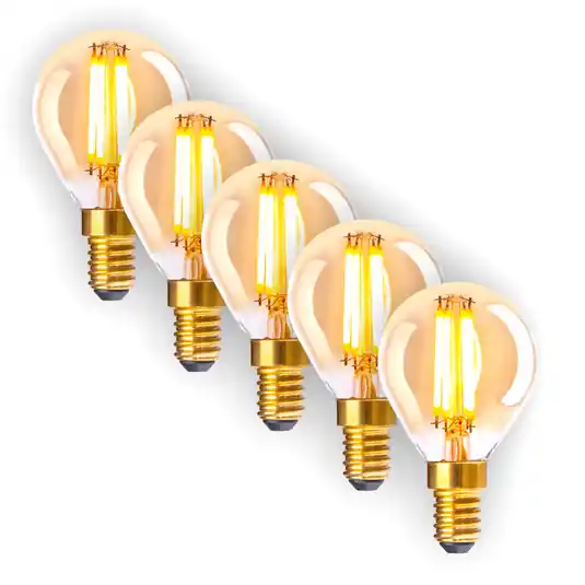 Objednat Nyní LED žárovka E14 3,9W 313lm teplá bílá stmívací 5ks